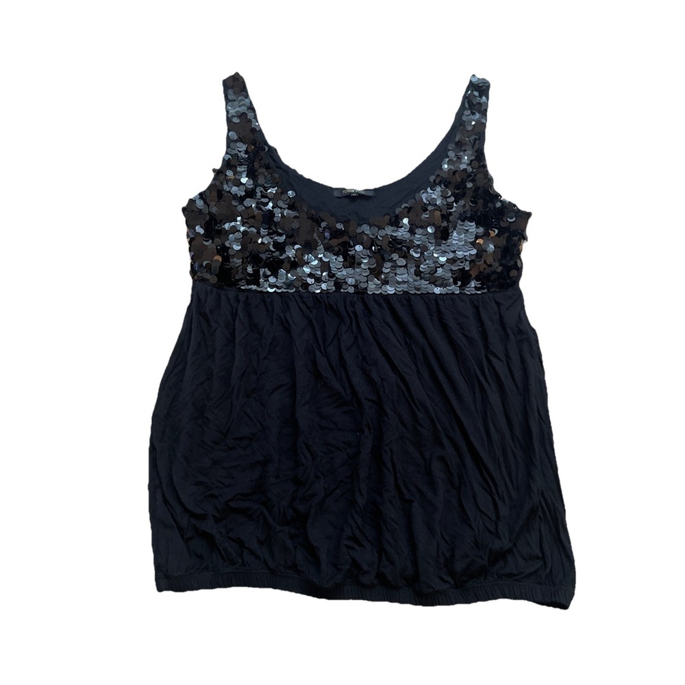 Reserved‎ Blouse Sequin Black Women's Size Medium